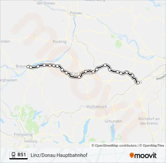 R51  Line Map