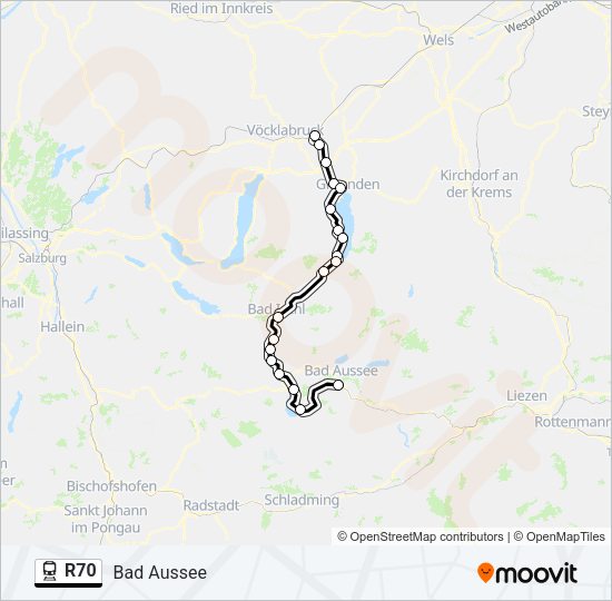 r70 Route: Schedules, Stops & Maps - Bad Aussee (Updated)