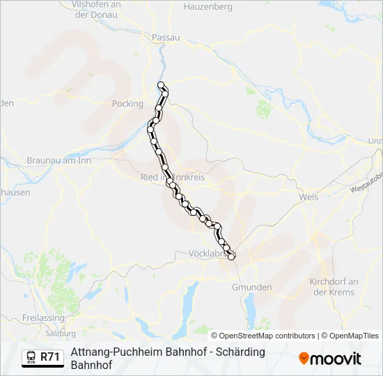 R71  Line Map