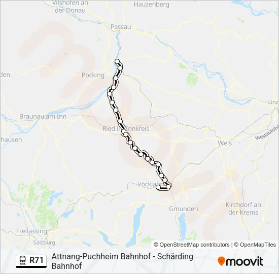 R71  Line Map
