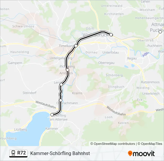 R72  Line Map