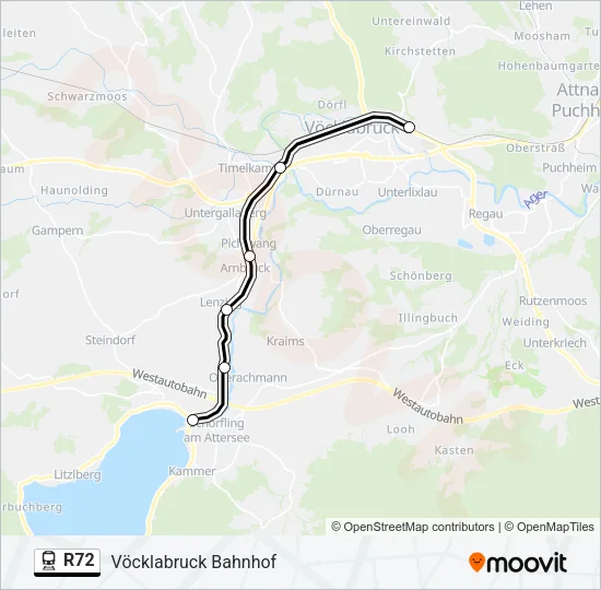 R72  Line Map