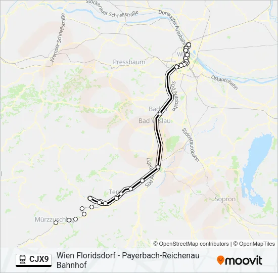 CJX9  Line Map