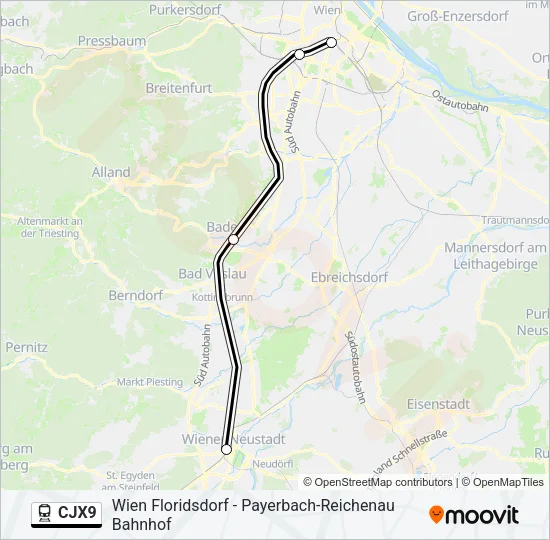CJX9  Line Map