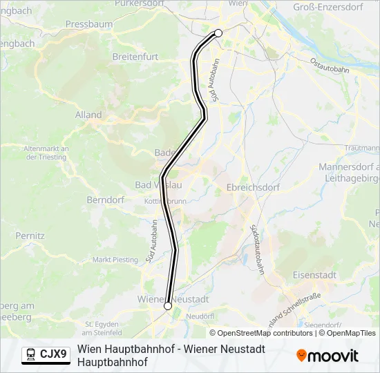 CJX9  Line Map