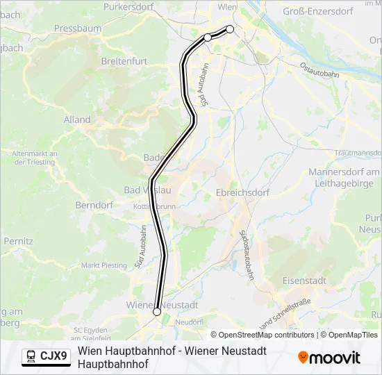 CJX9  Line Map