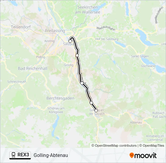 REX3  Line Map