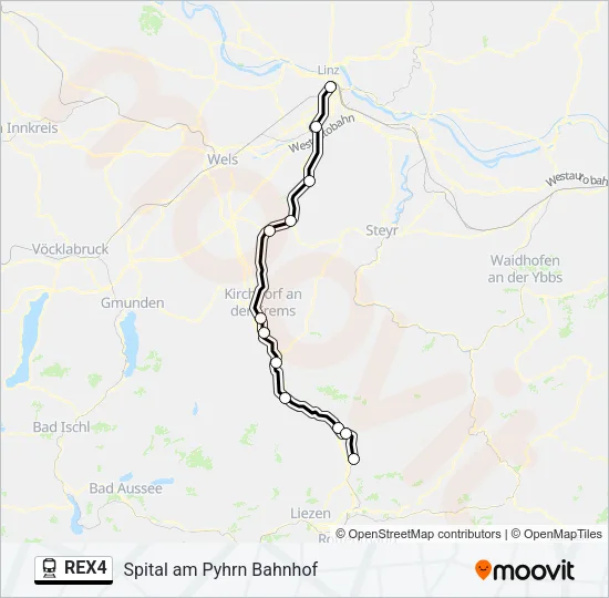 REX4  Line Map