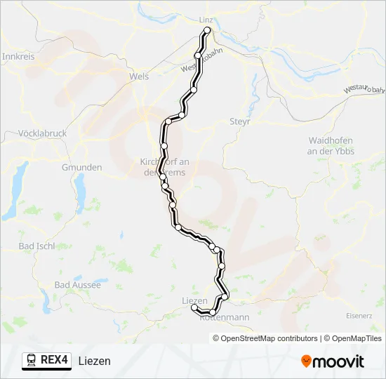 REX4  Line Map