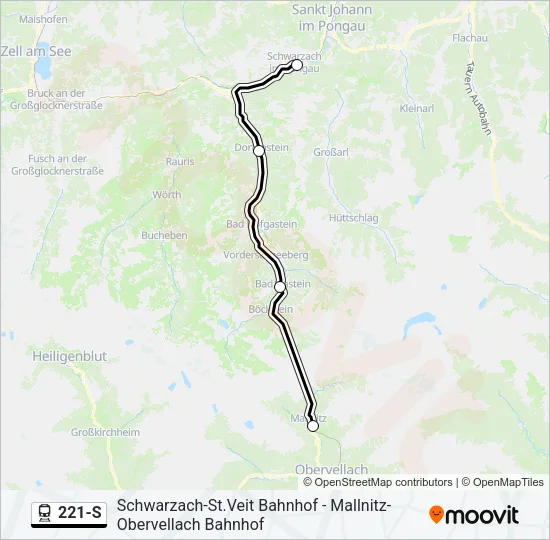 221-S  Line Map