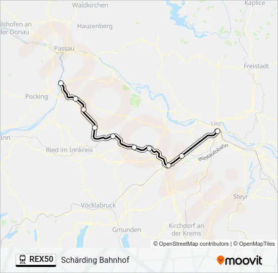 REX50  Line Map