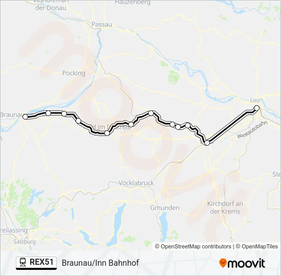 REX51  Line Map
