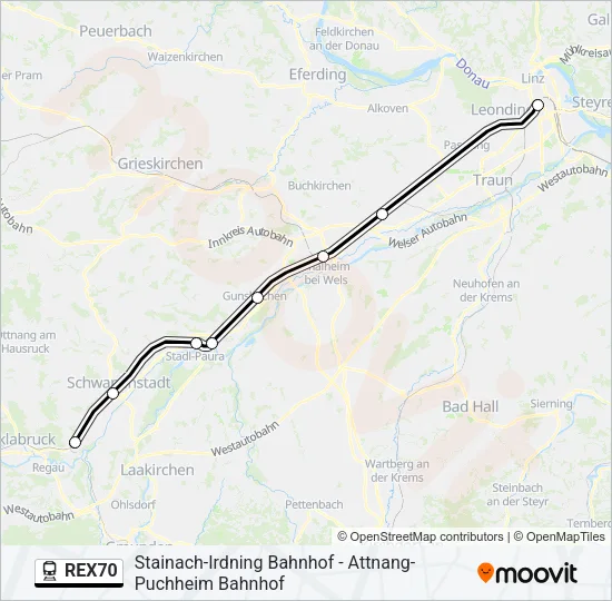 REX70  Line Map