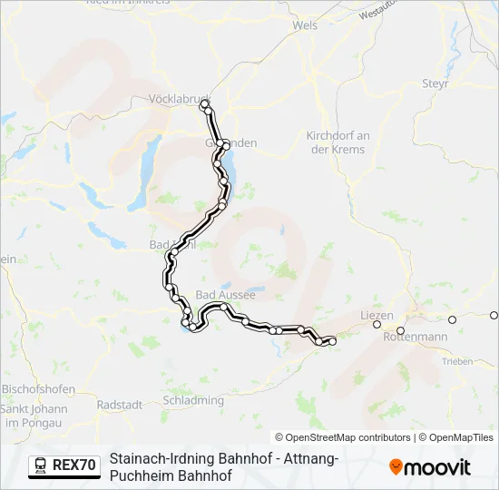 REX70  Line Map