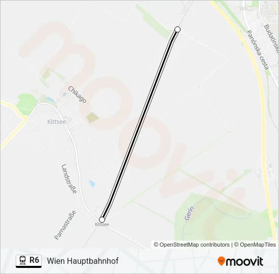 R6 Train Line Map