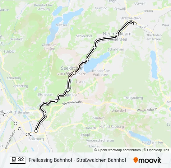 S2 Train Line Map