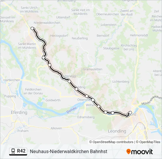 R42 Train Line Map
