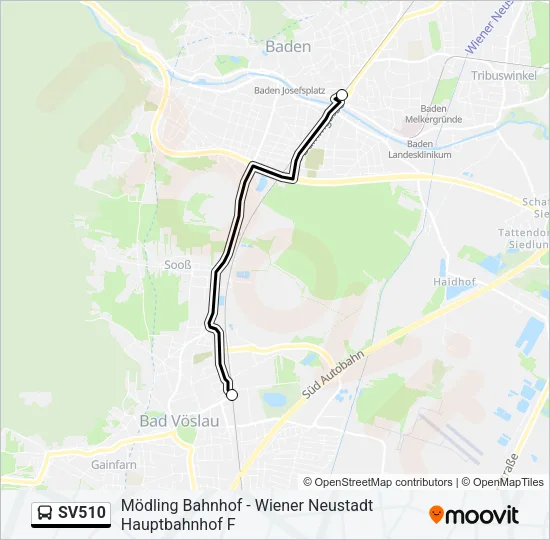 SV510 Bus Line Map