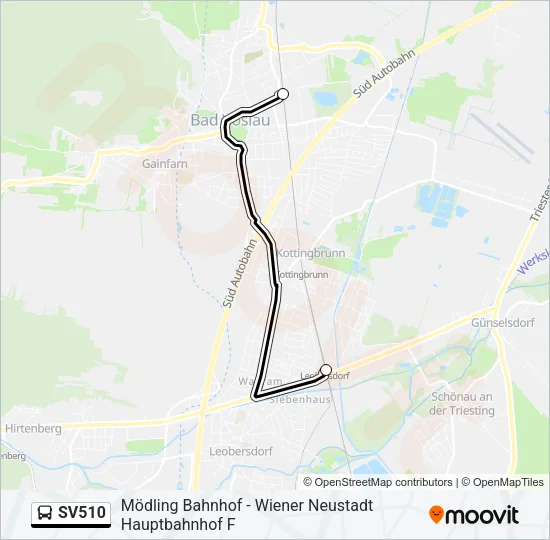 SV510 Bus Line Map
