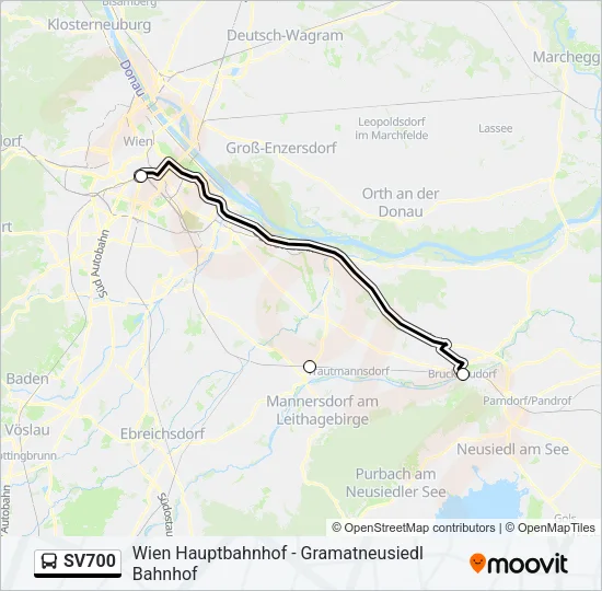 SV700 Bus Line Map