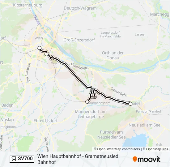SV700 Bus Line Map