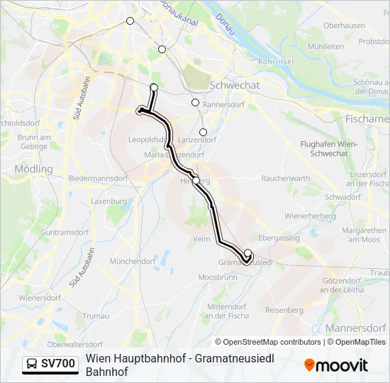 SV700 Bus Line Map