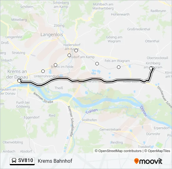 SV810 Bus Line Map