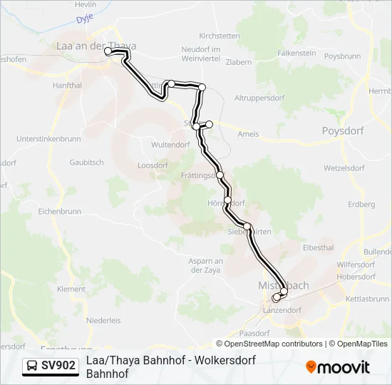 SV902 Bus Line Map