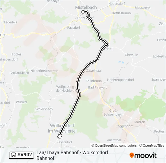 SV902 Bus Line Map