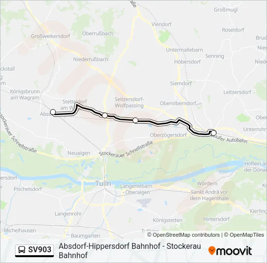 SV903 Bus Line Map