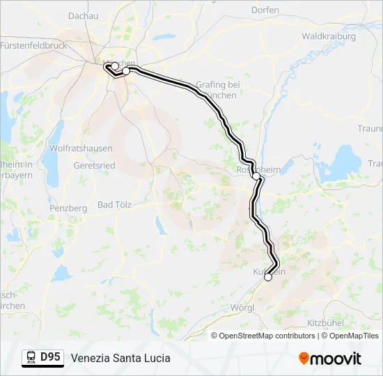 D95 Train Line Map
