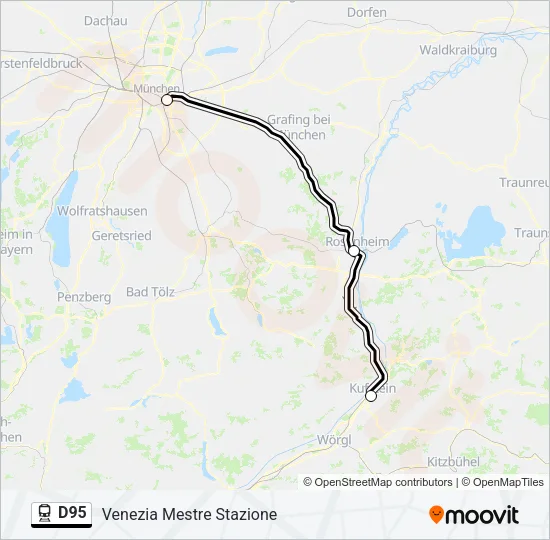 D95 Train Line Map