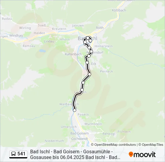 541  Line Map