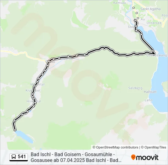 541  Line Map