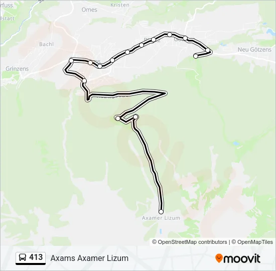 413  Line Map