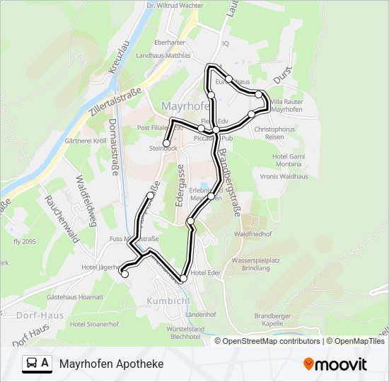 A Bus Line Map