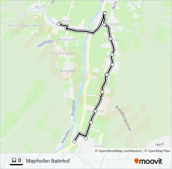 D Bus Line Map