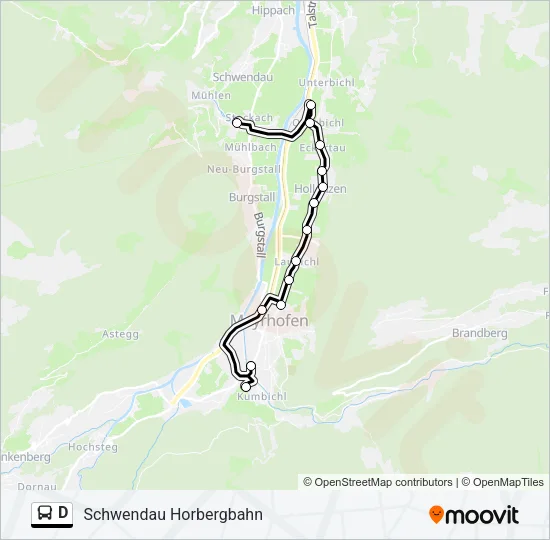 D Bus Line Map