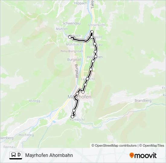 D Bus Line Map