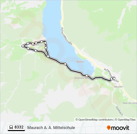 8332 Bus Line Map