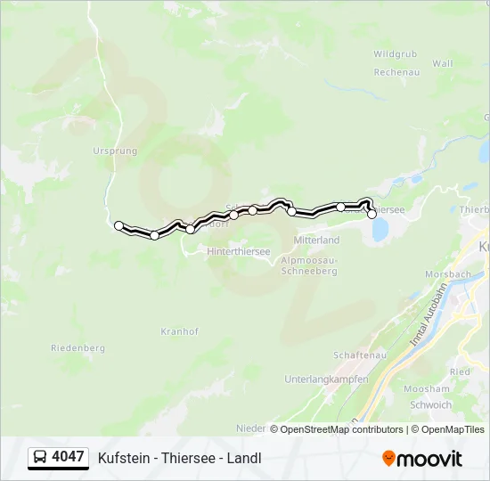 4047 Bus Line Map