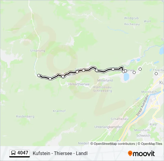 4047 Bus Line Map