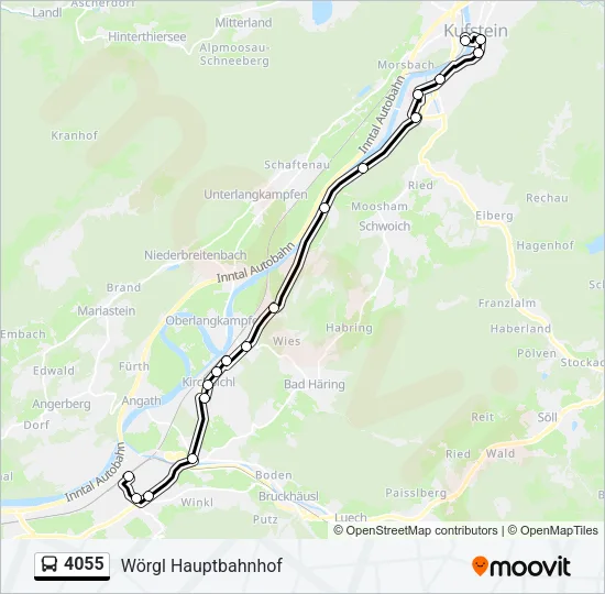 4055 Bus Line Map
