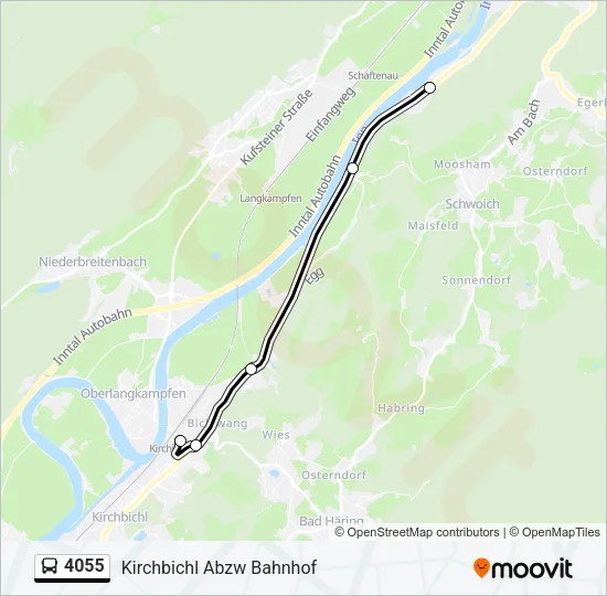 4055 Bus Line Map