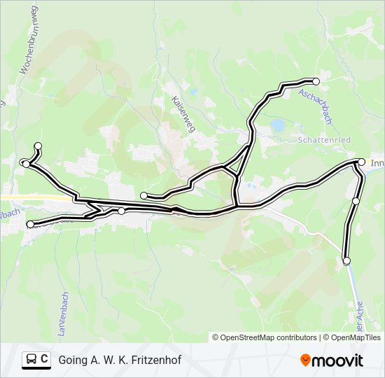C Bus Line Map