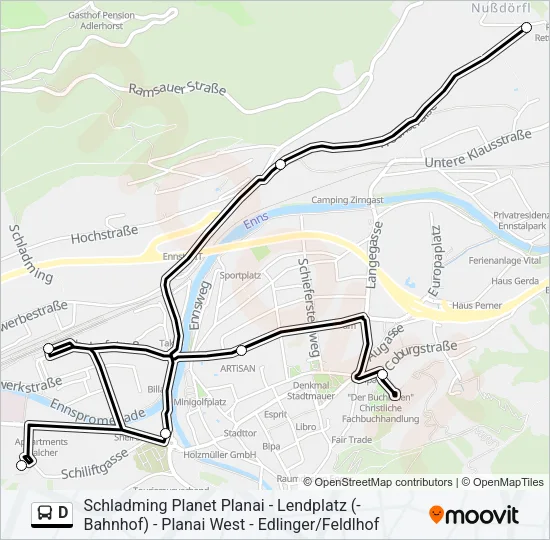 D Bus Line Map
