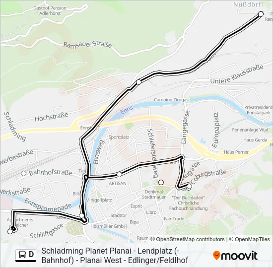 D Bus Line Map