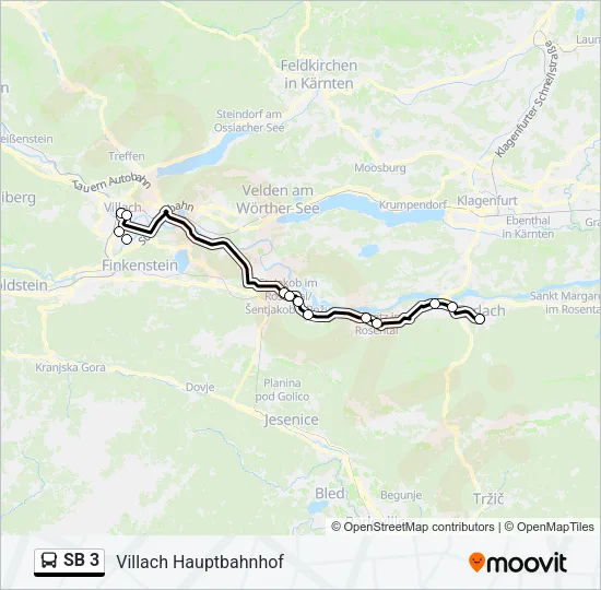 SB 3  Line Map