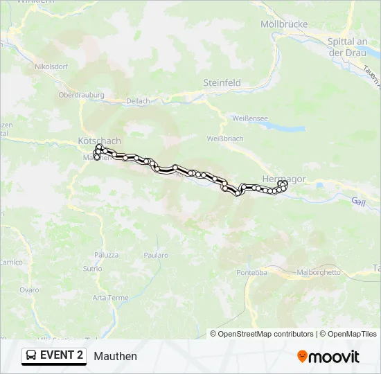 EVENT 2 Bus Line Map