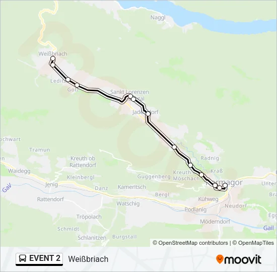 EVENT 2 Bus Line Map